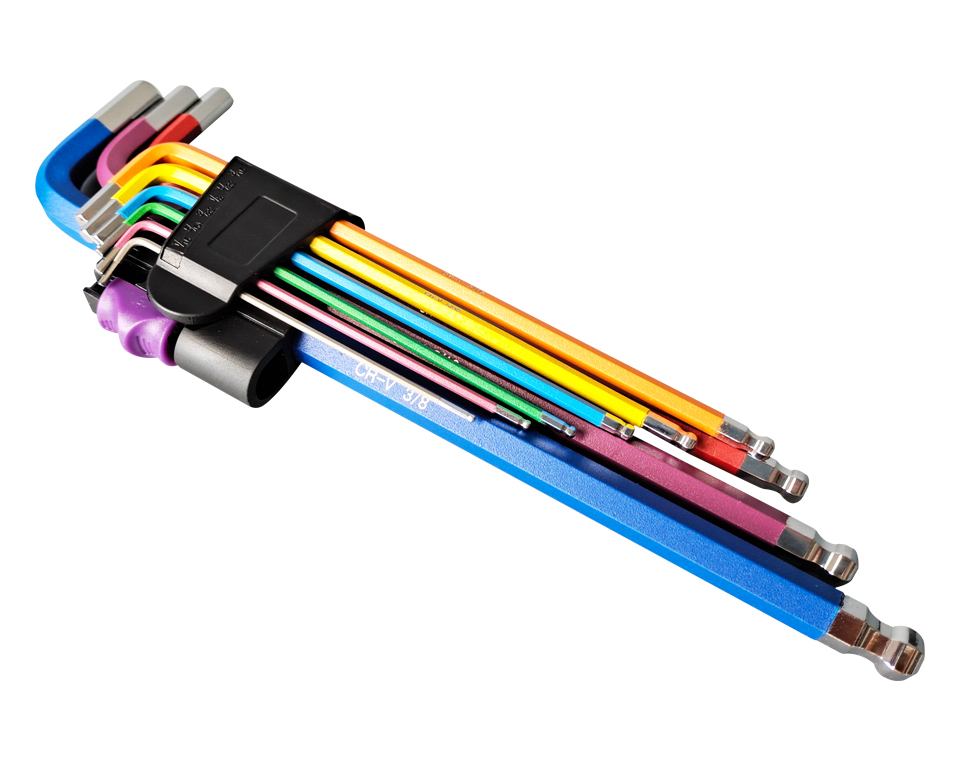 9件套多彩内六角扳手