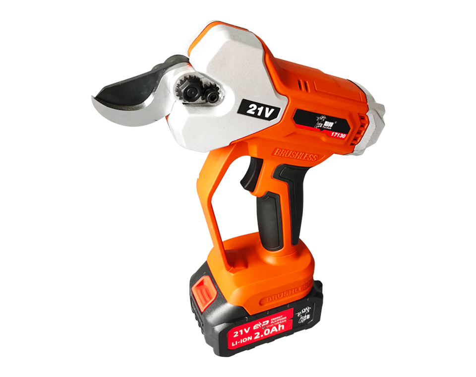 无刷锂电枪钻式圆口修枝剪刀