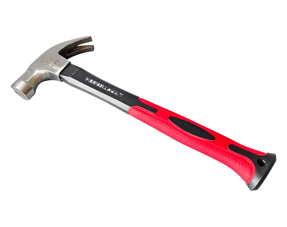 纤维柄防滑吸钉羊角锤